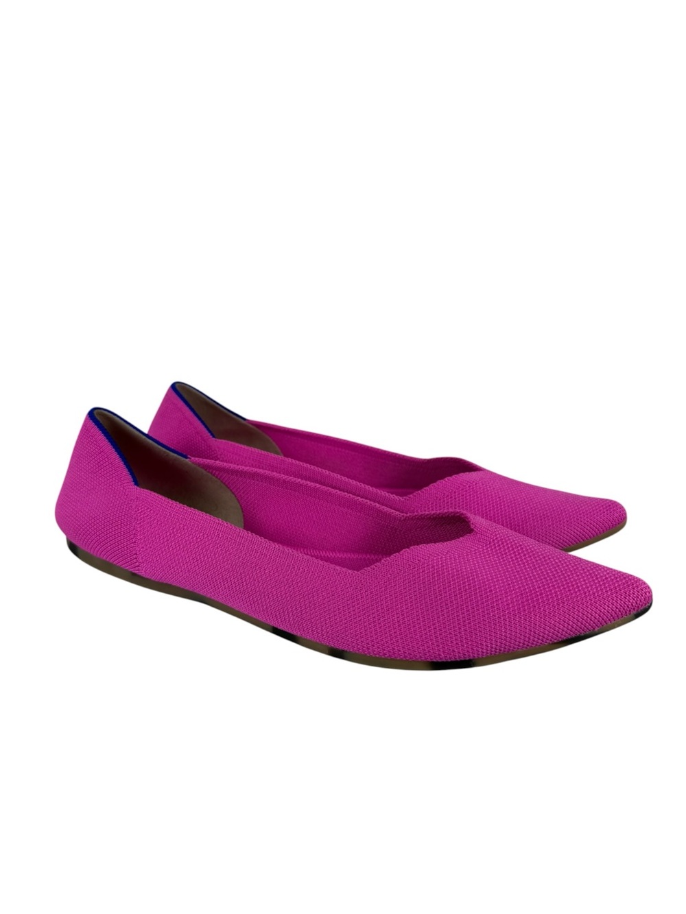 Rothy's The Point Flats in Dragonfruit Hot Pink Sz 10